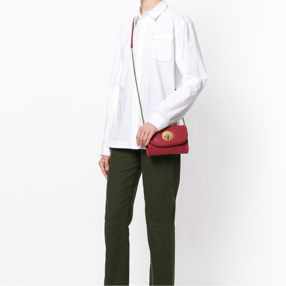 See by Chloe red cross body mini bag